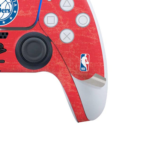 NBA Philadelphia 76ers Distressed PS5 Controller Skin